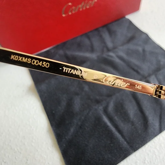 CARTIER - gold frames - Picture 4 of 5